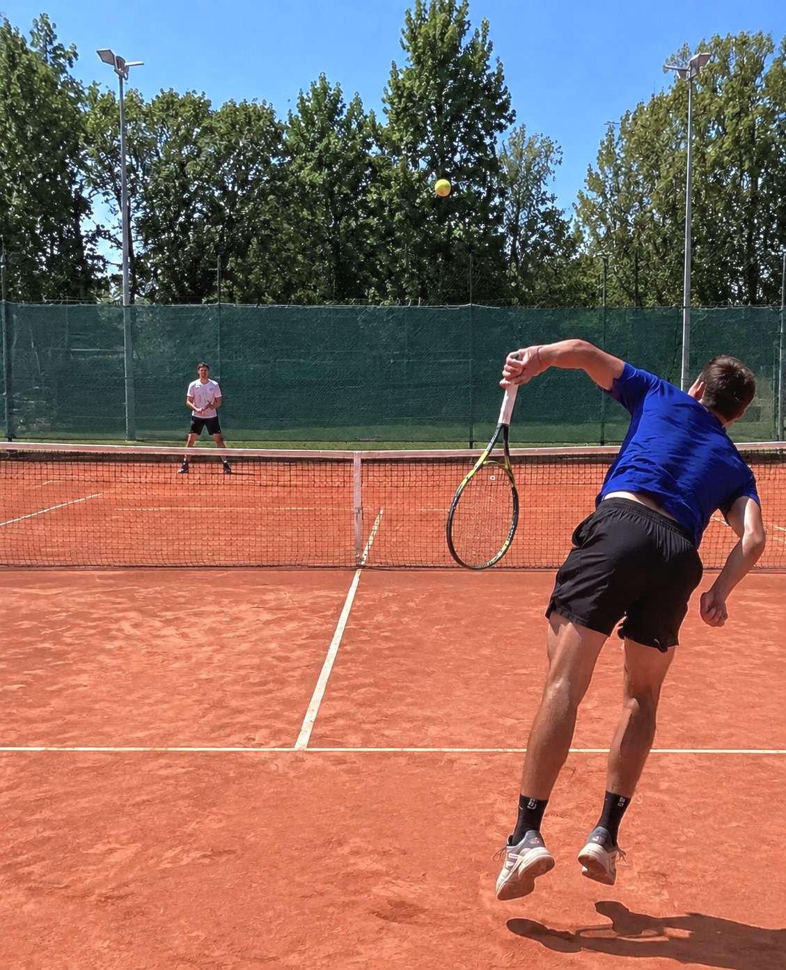 On-court training moment