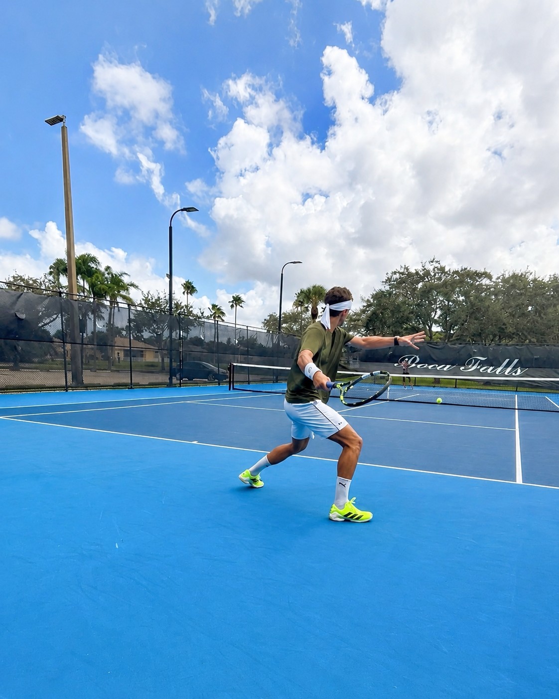 On-court training moment