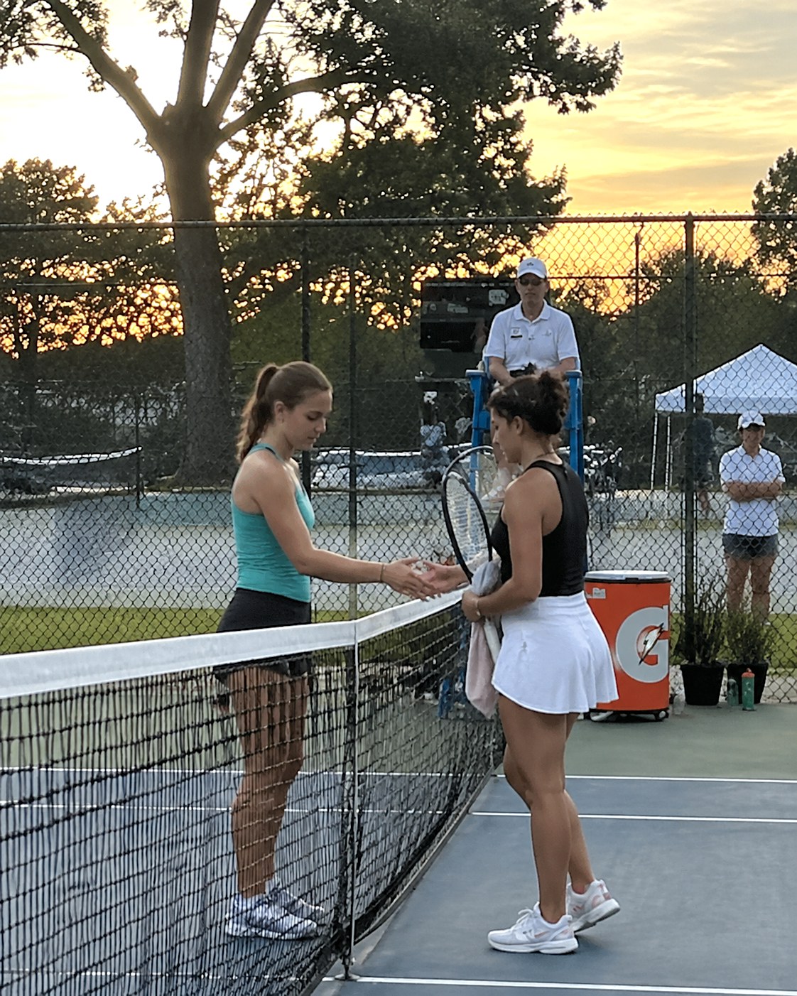 On-court training moment